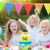 Cờ Bunting 80/100m Đa Màu - Biểu Ngữ Tam Giác DIY Trang Trí Tiệc Ngoài Trời 7
