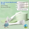 Cọ chuồng thú cưng 2 trong 1 đầu cong PP làm sạch khe hẹp cho mèo chó vẹt thỏ - 124.568 VND