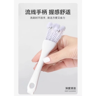 Cọ chuồng thú cưng 2 trong 1 đầu cong PP làm sạch khe hẹp cho mèo chó vẹt thỏ - 124.568 VND 4