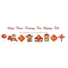 Cờ Dây Happy New Year 10m - Dây Treo Trang Trí Tết Dương, Giá 65k, Decor Tiệc Nguyên Đán 4
