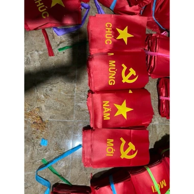 Cờ dây Hoả tốc Hà Nội Tổ Quốc và Đảng treo vải đẹp trang trí lễ Tết, lễ hội, khu phố Giá 50.000