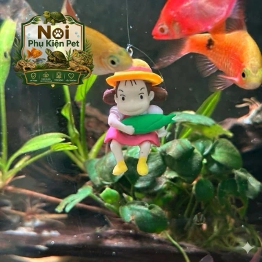 Cô gái Totoro thợ lặn chụp ảnh - Đồ trang trí bể cá cảnh, giảm còn 20.000đ