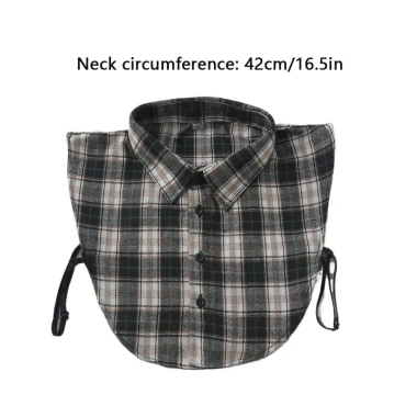 Cổ giả tháo rời HYCEO - Lưới cotton thời trang, áo sơ mi phong cách, giảm giá 141k