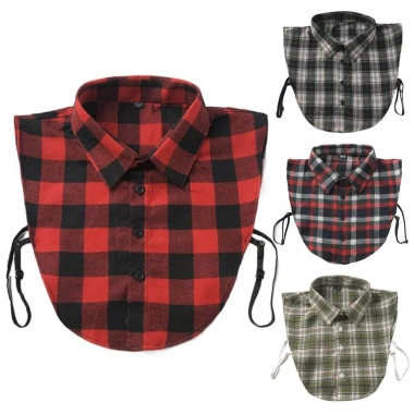 Cổ giả tháo rời HYCEO - Lưới cotton thời trang, áo sơ mi phong cách, giảm giá 141k