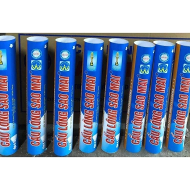 Có giao hỏa tốc Ống cầu lông Sao Mai 12 quả chuẩn thi đấu - Giá ưu đãi 405.000 9