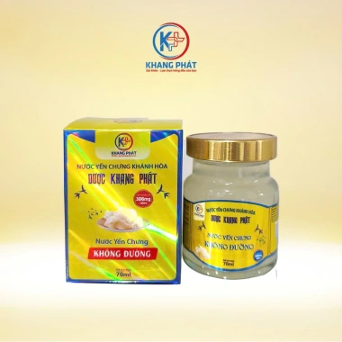 Có Hộp Combo 10 Hũ Tổ Yến Không Đường 386mg Dược Khang Phát Bổ Dưỡng Sức Khỏe 70ml