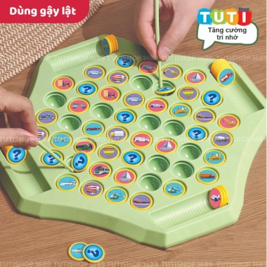 Cờ lật 52 quân - Luyện trí nhớ cho bé, tăng khả năng ghi nhớ, giá chỉ 110.000