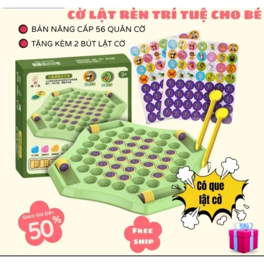 Cờ lật nâng cấp 2-4 người, tặng 2 que, giá 80k - Tránh xa điện thoại cho bé