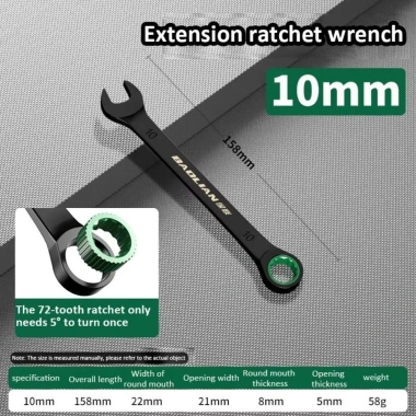 Cờ lê AHYS Ratchet kép 6-19mm - Công cụ sửa ô tô, giá ưu đãi 42.900 VND 6