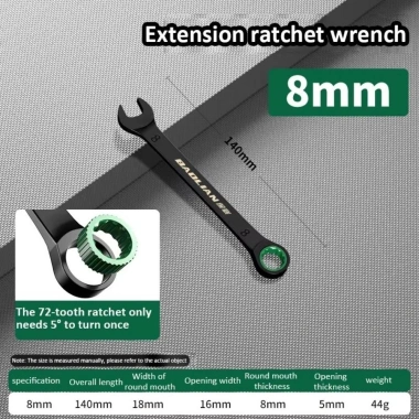 Cờ lê AHYS Ratchet kép 6-19mm - Công cụ sửa ô tô, giá ưu đãi 42.900 VND 8