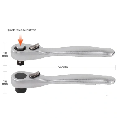 Cờ lê ổ cắm bánh cóc 1/4 inch mô-men xoắn lục giác - Nhật Bản, 61.500₫ 5