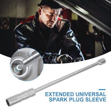 Cờ Lê Ổ Cắm Nam Châm 14-16mm Tháo Bugi Kéo Dài 12 Góc 3/8 - Dụng Cụ Sửa Ô Tô 7