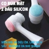 Cọ Massage Rửa Mặt Korea 2 Đầu 3D Gai Silicon - Mềm Mại, Làm Sạch Sâu, 25.800 VND