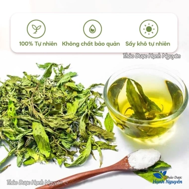 Cỏ ngọt hữu cơ 100g - Trà thanh nhiệt, đường ăn kiêng, 18.000đ - Hạnh Nguyên 2