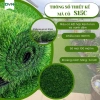 Cỏ Nhân Tạo S15C Đế Xanh Dày 2-3cm 15 Mũi - Thảm Cỏ Sân Vườn, Ban Công, Giá 150k 2