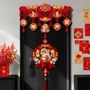 Cờ rèm cửa đa màu sắc 2.026 Nhân vật ngựa Trung Quốc, năm âm lịch, nhãn dán vải lanh, chỉ 105.408 VND 5