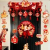 Cờ Rèm Cửa May Mắn Handmade Nỉ Truyền Thống - Trang Trí Năm Mới Fu Tết Nguyên Đán 104,390₫ 9