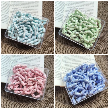 Có Sẵn 10 Hạt Cá Gốm Vòng Tay Handmade Giảm Giá 26.000 Độc Đáo Thân Thiện Môi Trường