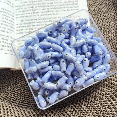 Có Sẵn 10 Hạt Cá Gốm Vòng Tay Handmade Giảm Giá 26.000 Độc Đáo Thân Thiện Môi Trường