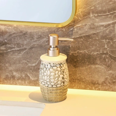 Có sẵn Bình, Chai, Lọ Đựng Xà Phòng, Nước Rửa Tay Gốm Sứ Men Rạn Giá ưu đãi 150.000 VND