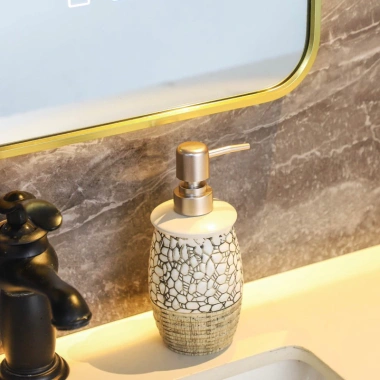 Có sẵn Bình, Chai, Lọ Đựng Xà Phòng, Nước Rửa Tay Gốm Sứ Men Rạn Giá ưu đãi 150.000 VND