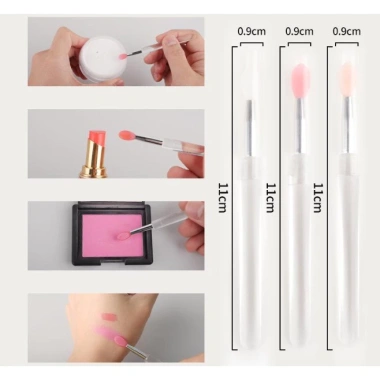 Cọ Silicone Dẻo Tô Son Môi - Son Dưỡng An Toàn, Thiết Kế Siêu Xinh, Giá 7.200đ Giảm Giá