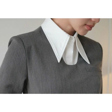 Cổ sơ mi rời nữ cổ nhọn đính đá - Sang chảnh, thanh lịch, giá chỉ 80k