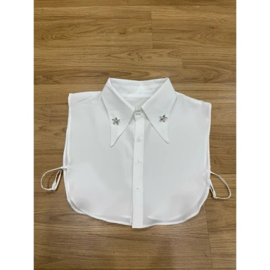 Cổ sơ mi rời nữ cổ nhọn đính đá - Sang chảnh, thanh lịch, giá chỉ 80k