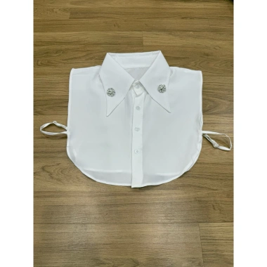 Cổ sơ mi rời nữ cổ nhọn đính đá - Sang chảnh, thanh lịch, giá chỉ 80k