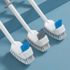 Cọ Toilet 2 Đầu Vệ Sinh Bồn Cầu Nhà Tắm Góc Khe Hẹp Dễ Dàng - FREESHIP