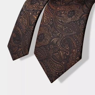Cổ vạt nam 7cm rộng họa tiết paisley thời trang, chất liệu mềm, giảm giá 123.120 VNĐ 2
