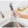 Cọ Vệ Sinh Bình Nước Silicone Tay Dài Xoay 360 do Đa Năng Giá 15.000 VND 6