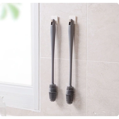 Cọ Vệ Sinh Bình Nước Silicone Tay Dài Xoay 360 do Đa Năng Giá 15.000 VND