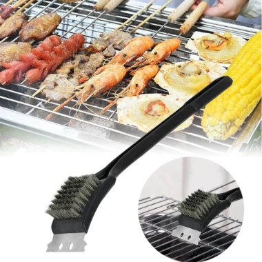 Cọ vệ sinh vỉ nướng BBQ răng thép không gỉ - Siêu tiện lợi, giá chỉ 25.000 VND