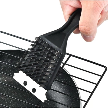 Cọ vệ sinh vỉ nướng BBQ răng thép không gỉ - Siêu tiện lợi, giá chỉ 25.000 VND