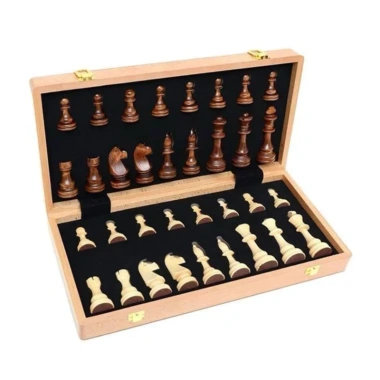 Cờ Vua Gỗ Nam Châm Cao Cấp - Phát Triển Trí Tuệ Trẻ Em, Giá ưu đãi 125.000 VND