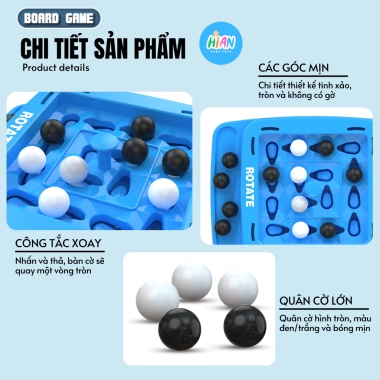 Cờ Xoay Logic Trò chơi trí tuệ cho trẻ em rèn luyện tư duy, kích thích não, giá 65.000₫ giảm mạnh