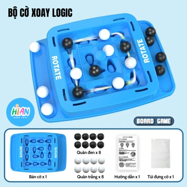 Cờ Xoay Logic Trò chơi trí tuệ cho trẻ em rèn luyện tư duy, kích thích não, giá 65.000₫ giảm mạnh 9 Cờ Xoay Logic Trò chơi trí tuệ cho trẻ em rèn luyện tư duy, kích thích não, giá 65.000₫ giảm mạnh 9
