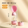 Cốc 2 trong 1 không rò rỉ 400ml cho thú cưng Đựng nước và thức ăn tháo rời tiện lợi 8