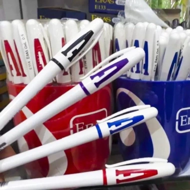 Cốc 48 bút gel chữ A loại 1 chất lượng cao viết êm trơn 4 màu giá 37.240 VND