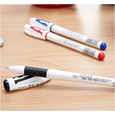 Cốc 48 cây bút gel Chữ A Aihao Hoa Việt loại 1 viết êm trơn giá ưu đãi 42.000₫