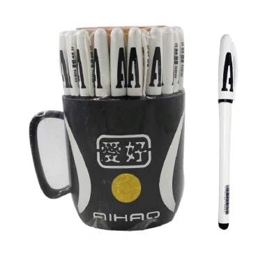 Cốc 48 cây bút gel Chữ A Aihao Hoa Việt loại 1 viết êm trơn giá ưu đãi 42.000₫
