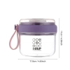 Cốc ăn sáng ZOOMING 650ml - Bát sữa chua cầm tay, hộp yến mạch chống rò rỉ, tái sử dụng, giảm 19% 2
