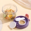 Cốc ăn sáng ZOOMING 650ml - Bát sữa chua cầm tay, hộp yến mạch chống rò rỉ, tái sử dụng, giảm 19% 5