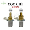 Cọc bình ắc quy M8 M10 bằng chì 2 tá, độ bền cao, chống ăn mòn đồng thau - 01 đôi giá ưu đãi