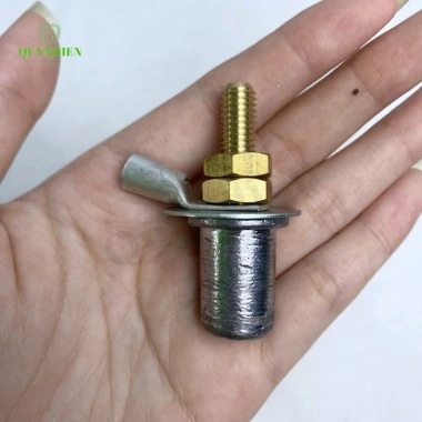 Cọc bình ắc quy M8 M10 bằng chì 2 tá, độ bền cao, chống ăn mòn đồng thau - 01 đôi giá ưu đãi 2