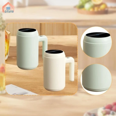 Cốc cà phê tự động khuấy, hiển thị nhiệt độ, sạc USB – Đồ uống tiện du lịch, văn phòng, đi bộ dài