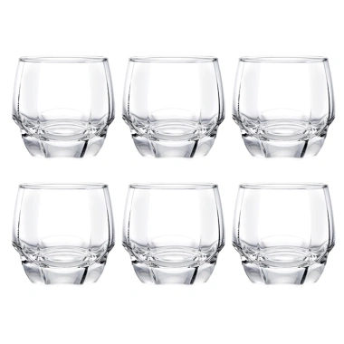 Cốc cạnh Thủy Tinh Ocean B17.112 340ml Bộ 6 dày dặn trong suốt Giá 40.000 VND