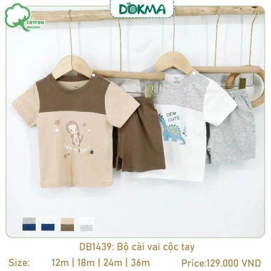Cộc Cổ Tròn Dokma Cài Vai 9-13kg 9-36M - Hỗ Trợ Vị Trí, Giảm Đau Lưng Bé Yêu 2