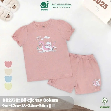 Cộc Cổ Tròn Dokma Cài Vai 9-13kg 9-36M - Hỗ Trợ Vị Trí, Giảm Đau Lưng Bé Yêu 4
